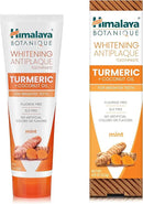 Himalaya Botanique Turmeric & Coconut Oil Whitening Antiplaque Herbal Toothpaste, Whitens Teeth, Fluoride Free, No Artificial Flavors, SLS Free, Vegan, Cruelty Free, Foaming, Mint Flavor, 4 Oz, 1 Pack by CozyNest Decor