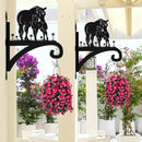 Plant Hangers Outdoor Heavy Duty Iron Decorative Mare & Foal Silhouette Plant Hooks for Hanging Baskets 11 inch Hanging Plant Bracket Wall Hooks for Flower Pot Bird Feeder Wind Chimes by GreenHaven Gardens