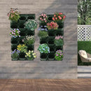 Self Watering Wall Planter | 36 Pots Vertical Garden Planter for Indoor Plants | Wall-Mounted Stackable wall planter | Hanging Plant Flower Pot Holder | 10.56 Fl Oz Each Individual Pot | Army Green by CozyNest Decor