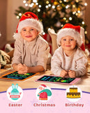 UCIDCI LCD Writing Tablet Doodle Board 10 Inch - Colorful Screen Electronic Toddler Drawing Tablet Drawing Pad, Educational Learning Kids Toys for 3 4 5 6 7 8 Year Old Kids Girls Boys by TinyTreasures Baby Boutique