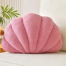 Seashell Throw Pillows, Shell Shaped Throw Pillows, Soft Home Decorative Pillow Plush Cushion for Bed Couch Living Sofa Room Decor Accent Throw Pillow (13x10 Inch, Pink Purple) by CozyNest Decor