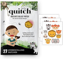 Quitch Mosquito Bite Relief Safari Animal Patches, Bug Bite Anti Itch Cream Alternative for Kids and Baby, Insect Bite Relief, After Bite Relief, Travel Essential for Summer Camp, Cruise and Outdoors by TinyTreasures Baby Boutique