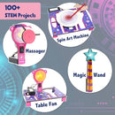 Butterfly EduFields 100+ STEM Projects | Girls Mini Engineering Kit for Ages 8 10 12 15 Years | Ultimate DIY Science Experiments for Kids | Educational Engineering Toys Best Birthday Gift idea by TinyTreasures Baby Boutique
