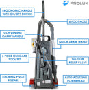 New Prolux 9000 Upright Sealed HEPA vacuum with 12 AMP Motor on board tools and 7 Year Warranty! by Prolux Cleaners
