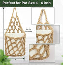 2PK Wall Planters for Indoor Plants, Macrame Plant Hanger | Wall Planter, Plant Hanger, Hanging Planter (2PK, for 6 inch Pot) by CozyNest Decor