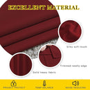 NICETOWN Blackout Draperies Curtain Panels - Thermal Insulated Solid Grommet Blackout Curtains/Panels/Drapes for Living Room(Burgundy Red, 1 Pair, 46 by 54-Inch) by TinyTreasures Baby Boutique