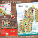 Mountain Raiders Addition Game - Fun Math Board Game for 7-9 Year Olds, Easy Start STEM Toy with Addition of 2 & 3 Digit Numbers, Perfect Learning Gift for Girls & Boys, Grade 2 and Up by TinyTreasures Baby Boutique