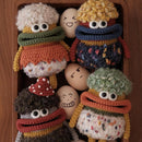 Beegofly Crochet Kits, Crochet Monsters Kit for Experienced Adults and Kids,with Step-by-Step Video Tutorials,Airpods Storage Bag,Handmade Gift,Original Sausage Mouth Monster Egg Bags (Orange) by TinyTreasures Baby Boutique