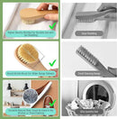 Laundry Stain Brush, Laundry Brush for Stains on Clothes, Dorm Room Essentials for College Students, Natural Boar Bristle Cleaning Brush, Fabrics Cleaning Brush for Clothes Without Damage by CozyNest Decor