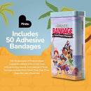 BioSwiss Bandages, Pirate Shaped Self Adhesive Bandage, Latex Free Sterile Wound Care, Fun First Aid Kit Supplies for Kids and Adults, 50 Count by TinyTreasures Baby Boutique