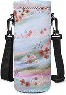 AUPET Water Bottle Bag Carrier,24oz/32oz Insulated Neoprene bottle Sling Holder Case Pouch Cover for 1000ML/750ML Bottles with Shoulder Strap for walking by TinyTreasures Baby Boutique