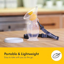 Medela Perfect Pair Bundle with Medela Harmony Manual Breast Pump & Silicone Breast Milk Collector, Lightweight and Discreet, Made Without BPA by TinyTreasures Baby Boutique