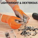 Vgo... 15-Pairs Safety Work Gloves, Gardening Gloves, Polyurethane Coated, Dipping Gloves, Latex Free (Size M,Orange, PU2103) by GreenHaven Gardens