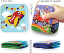 Floating Baby Bath Books - Transport Themed Bath Books for Babies, Infants - Waterproof, Mold-Free Bath Toys for Learning & Early Education by TinyTreasures Baby Boutique