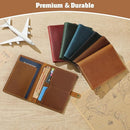 Jack&Chris Genuine Leather Passport Holder For Travel, RFID Blocking Handmade Passport Holder with Card Case Organized & Safe, Quality Travel Essentials for Women and Men for Gifting, Light Brown by TinyTreasures Baby Boutique