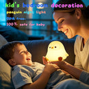 DREAMING MY DREAM Cute Penguin Night Light,LED Squishy Novelty Night Lamp,2 Levels Dimmable Nursery Bedroom Nightlight for Kids,Touch Lamp, Dorm Decor, Baby Boys Girls Gifts by TinyTreasures Baby Boutique