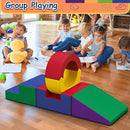 Foam Climbing Toys for Toddlers,4 Pcs Climb & Crawl Soft Play Set for Kids, Safe Indoor Tunnel for Toddler Gym with Pad,Easy to Clean by TinyTreasures Baby Boutique