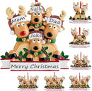 Personalized Christmas Ornaments 2025 Family of 2/3/4/5/6/7/8 Deer Christmas Ornaments Custom Name Customized Gifts for Xmas Tree,Family of 4 by TinyTreasures Baby Boutique
