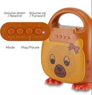 Singimals Kids Karaoke Speaker with Microphone - Unleash Your Child's Inner Superstar, Bluetooth v5.1, 12H Playtime, 5W Speaker, Multicolor LED Lighting, Theo The Bear by TinyTreasures Baby Boutique