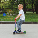 PJ Mask Self Balancing Kick Scooter with Light Up Wheels, Extra Wide Deck, 3 Wheel Platform, Foot Activated Brake, 75 lbs Limit, Kids & Toddlers Girls or Boys, for Ages 3 and Up by TinyTreasures Baby Boutique