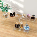 Acrylic Risers Display Stands 3pcs, Rectangular Dessert Table Display Set, Clear Display Shelf for Funko Pop, Collectibles, Retails, Shoes, Plants, Home Decors, Decoration - 7.5''x8''x8.5'' by CozyNest Decor