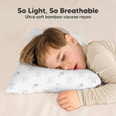 Toddler Pillow with Pillowcase - 13x18 My Little Cuddly Pillow, Viscose Derived From Bamboo Nursery Toddler Pillows for Sleeping,Kids Pillow,Small Travel Pillows, Mini Toddler Bed Pillow (Bumble Bear) by TinyTreasures Baby Boutique