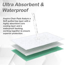 Inspire Washable Bed or Chair Pads | 3 Pack Waterproof Mattress Chucks Pad | Reusable Chux | for Adults Babies and Pets by TinyTreasures Baby Boutique