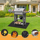 Under Grill Mat for Outdoor Grilling, 32 x 48 inches Double-Sided Fireproof Waterproof BBQ Protector for Deck and Patio Under Grill Mat for Outdoor BBQ by GreenHaven Gardens
