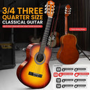 Pyle 6 String Acoustic Guitar, Right, 6 Brown Burst, Gloss, 36" (PGACLS82BB) by TinyTreasures Baby Boutique