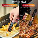 Meat Thermometer Digital with Backlight, Calibration & Hold Function, IP65 Waterproof Food Thermometer for Cooking, Outdoor Grilling, Candy Making by TinyTreasures Baby Boutique