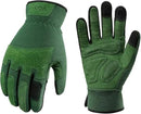 Vgo... 1-Pair Ladies' Synthetic Leather Gardening Gloves, Puncture-proof, Thornproof, Durability & Anti-shock Work Gloves, Touchscreen (Size S, Green, SL7471) by GreenHaven Gardens