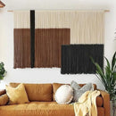 Macrame Wall Hanging Large Dip Dye Tapestry Fiber Wall Art Boho Bedroom Décor 57''W*35''L by CozyNest Decor