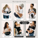 Tushbaby The Original Premium Quality Hip Seat Carrier – Safety-Certified Baby & Toddler Carrier with Secure Safety Buckles, No-Flimsy-Foam Design, Storage Pockets & Nursing Pillow. 0–3 yrs by TinyTreasures Baby Boutique