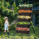 G TALECO GEAR Vertical Garden Planter, 5 Tiers Vertical Raised Garden Bed Metal Elevated Herb Planter Box Vegetable Flower Planters for Patio Deck Outdoor Indoor by GreenHaven Gardens