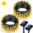 2 Pack Solar String Lights for Outside, Each 79Ft 240 LED Solar Lights Outdoor, 8 Modes Waterproof Solar Powered Fairy Twinkle Light for Backyard Patio Tree Party Garden Decoration, Warm White by GreenHaven Gardens