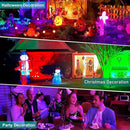 T-SUNUS Solar Landscape Spotlights Color Changing 4 Pack IP55 Waterproof Outdoor Christmas & Halloween RGB Pond Lights for Flag Yard Pathway Pool Patio Auto On/Off Adjustable Colorful Garden Lighting by GreenHaven Gardens