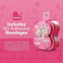 BioSwiss Bandages, Assorted Size Butterfly Print Self Adhesive Bandage, Latex Free Sterile Wound Care, First Aid Kit Supplies for Kids and Adults, 60 Count by TinyTreasures Baby Boutique