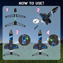 Rocket Launcher for Kids -200 Feet of Flight Altitude, Auto Electric Rocket Toys with Safe Parachute, Outdoor Summer Yard Toys Christmas Birthday Gifts for Boys & Girls Age 6 7 9 10 12 8-13 Years Old by TinyTreasures Baby Boutique