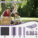 60”x 80” Picnic Blanket Waterproof and Foldable Beach Blanket, 5-Layer Outdoor Mat with Carry Strap for 6 to 8 Adults, for Camping, Park, Beach, Grass, Indoors… by TinyTreasures Baby Boutique