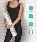 Non Slip Yoga Mat TPE Workout Mat for Men Women, Thick Workout Mat with Carrying Strap, Fitness Mats for Exercise, Yoga, Fitness, Pilates, Floor Workouts (72" x 24" x 6mm) by TinyTreasures Baby Boutique