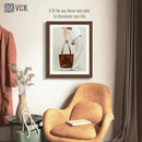 VCK 16x20 Picture Frames for Wall 3 Pack, Brown Wood Poster Frame with Exclusive Wood Grain, Wall Mounting Hanging by CozyNest Decor
