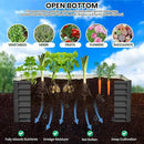 Large Outdoor Planter Boxes Kit Set of 2,6x3x2ft Galvanized Raised Bed Planter with Open-Ended Base Design, Elevated for Outdoor Plants, Durable Raised Bed for Gardening,Green by CozyNest Decor