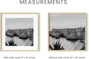 HAUS AND HUES Solid Oak Wood 20”x20” Picture Frames Matted to 16”x16” Set of 4 - Square Frames 20x20, Natural Picture Frames 20x20, Square Frame Wood, 20x20 Frames for Wall Art (Beige Oak Frames) by CozyNest Decor