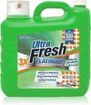 Ultra Fresh 2 Pack 3X Platinum Liquid Laundry Detergent up to 320 Loads, Original Green - Deep Cleaning Power and Fresh Scent for Washing Clothes by CozyNest Decor