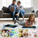 LCD Writing Tablet - 15 Inch Large Doodle Board, Rechargeable Drawing Pad for Kids & Teens, Learning Toys for 3-10+ Year Old Boys & Girls, Birthday & Christmas Gifts, Blue Travel Toys by TinyTreasures Baby Boutique