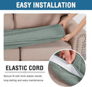 H.VERSAILTEX Super Stretch Individual Seat Cushion Covers Sofa Covers Couch Cushion Covers Slipcover Sets Thick Jacquard Textured Twill Fabric (1 Piece Chair Cushion Cover, Sage) by CozyNest Decor