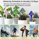 4 Pcs Plant Watering Globes, Hand-Blown Mushroom-Shaped Self Watering Globes, Suitable for Indoor&Outdoor Plant Watering Devices by GreenHaven Gardens