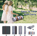 sapsisel 80”x 80” Picnic Blanket Extra Large, Waterproof and Foldable Beach Blanket, 3-Layer Outdoor Blanket for 6 to 8 Adults, for Camping, Park, Beach, Grass, Indoors… by TinyTreasures Baby Boutique