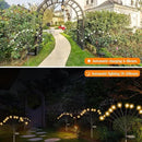 4 Pack Star Solar Firefly Lights, 10 LED Garden Lights,Solar Swaying Lights,Outdoor Waterproof Firefly Path Lights for Pathway Yard Walkway Patio Decoration, Warm White by GreenHaven Gardens