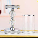 Candle Holders for Pillar Candle, Pillar Crystal Candle Holders, Candlesticks Holder for Wedding, Dining Coffee Table, Centerpieces, Home Decor CH00XM by CozyNest Decor